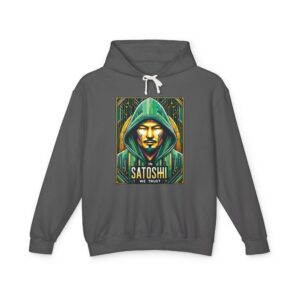 Bitcoin Satoshi Hoody 2 Unisex Lightweight Hooded Sweatshirt