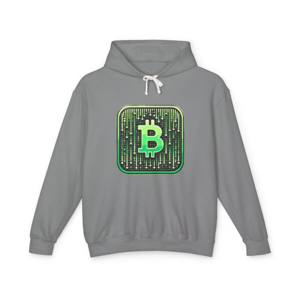 Bitcoin Matrix Hoody 1 Unisex Lightweight Hooded Sweatshirt - Image 33