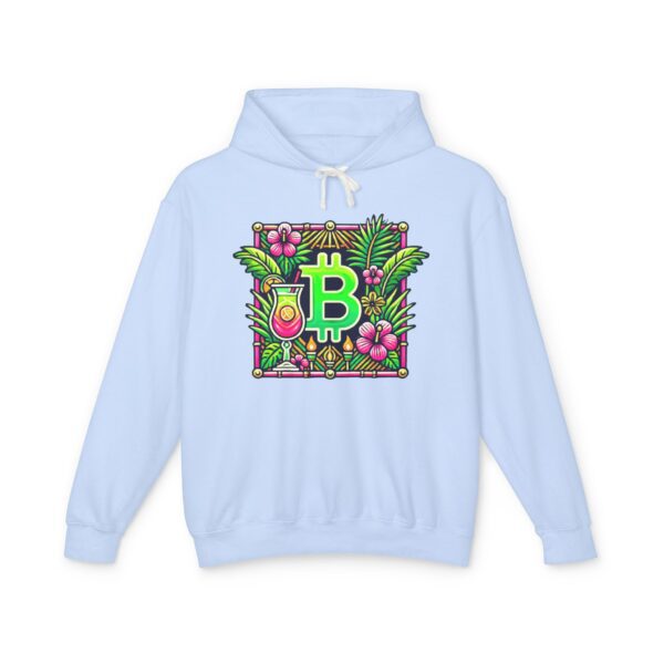 Bitcoin Miami Hoody 4 Unisex Lightweight Hooded Sweatshirt - Image 13