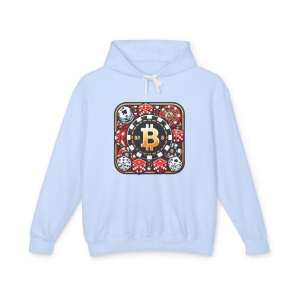 Bitcoin Vegas Hoody 2 Unisex Lightweight Hooded Sweatshirt - Image 13