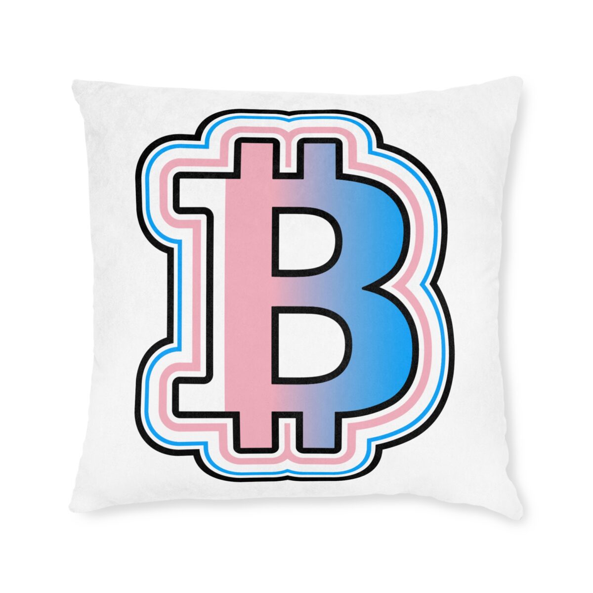 Swaggy Bitcoin Square Pillow - Image 6