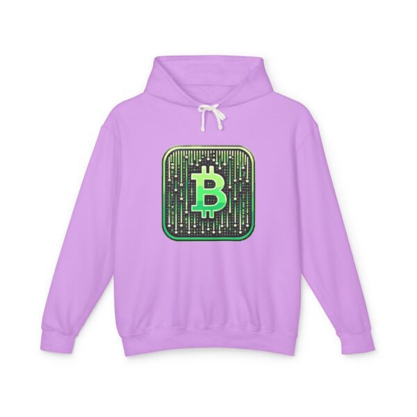 Bitcoin Matrix Hoody 1 Unisex Lightweight Hooded Sweatshirt - Image 17