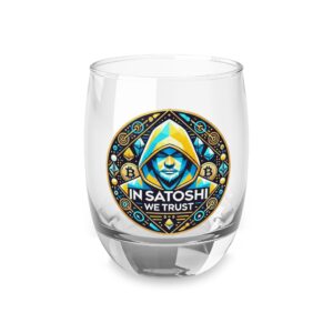 Satoshi Bitcoin Whiskey Glass