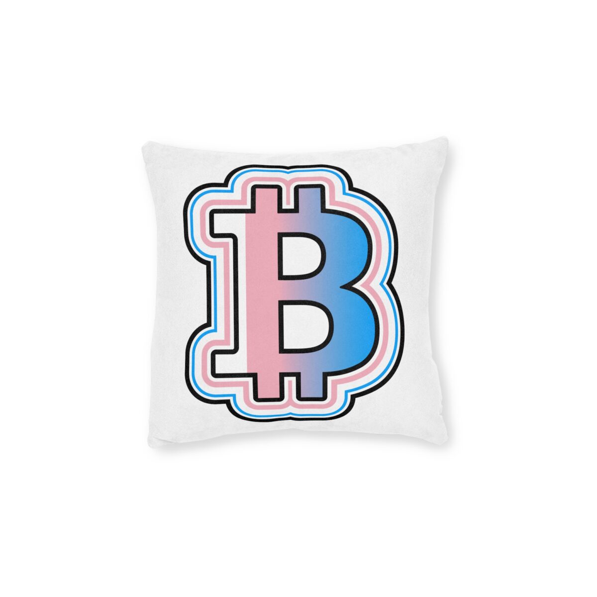 Swaggy Bitcoin Square Pillow - Image 3