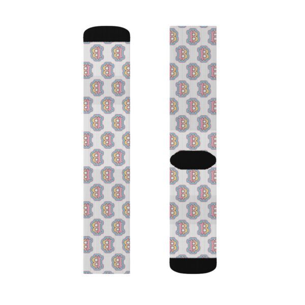 Colorful Swaggy Bitcoin Socks - Image 3