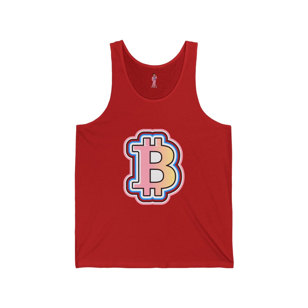 Unisex Jersey Swaggy Bitcoin Tank Top - Choose Your Color - Image 21