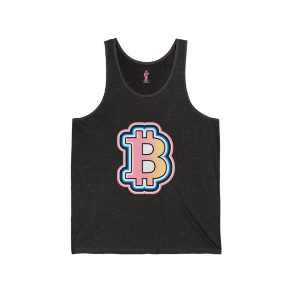 Unisex Jersey Swaggy Bitcoin Tank Top - Choose Your Color - Image 5