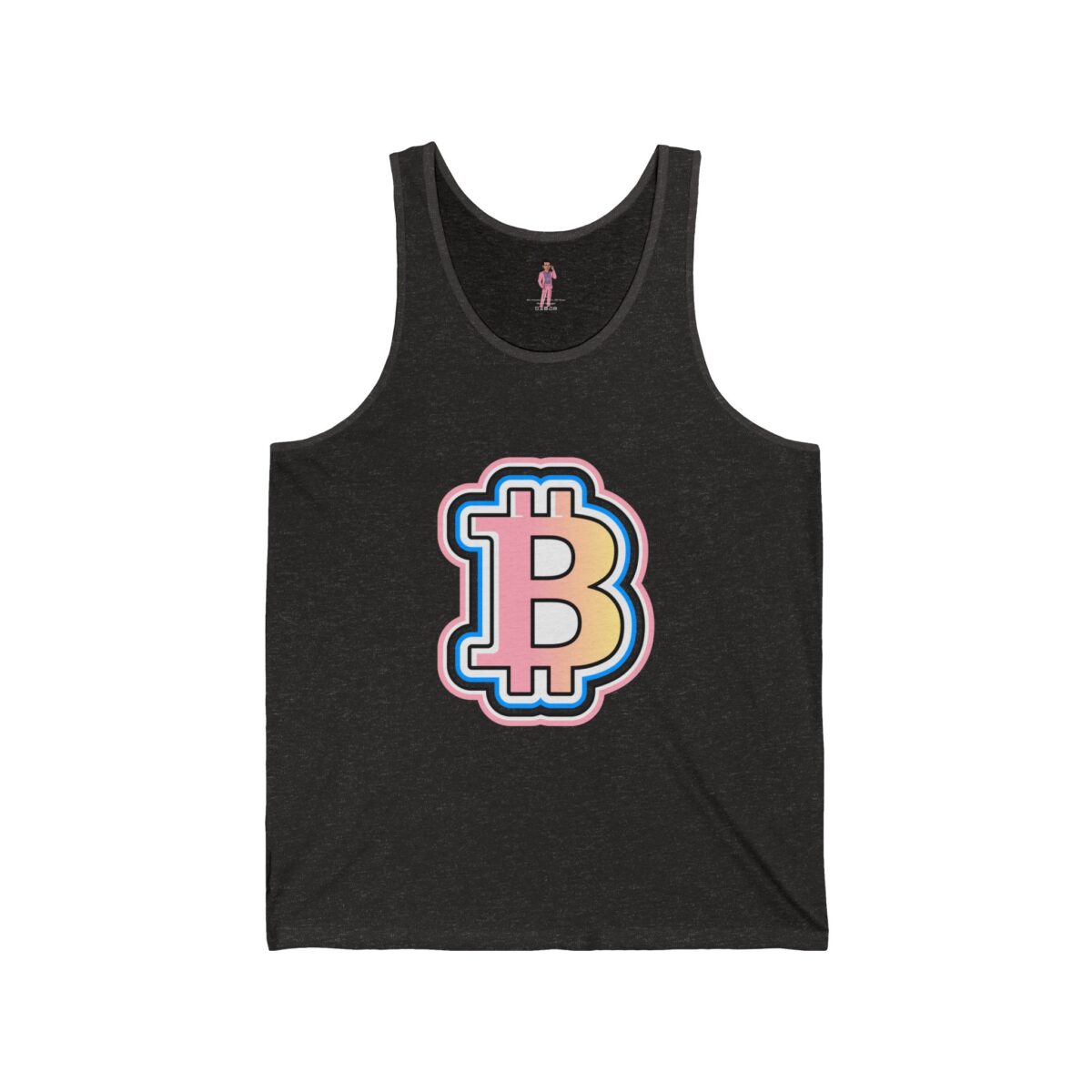 Unisex Jersey Swaggy Bitcoin Tank Top - Choose Your Color - Image 5