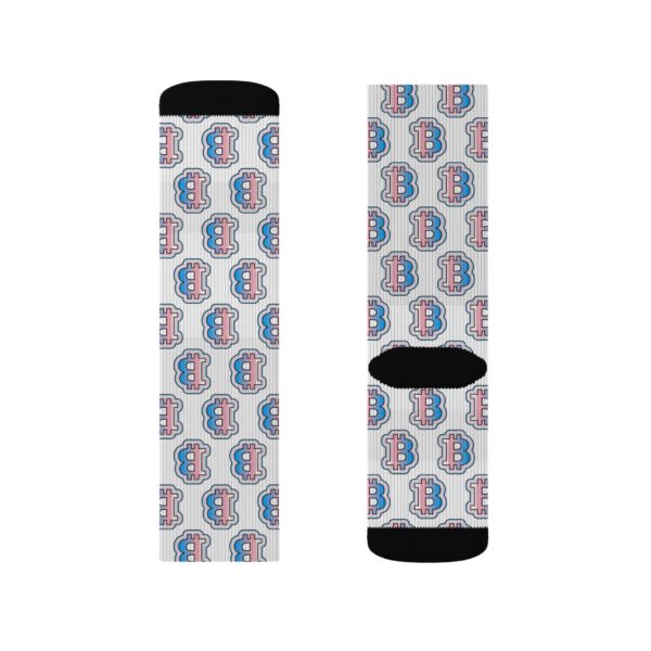 Colorful Swaggy Bitcoin Socks - Image 12