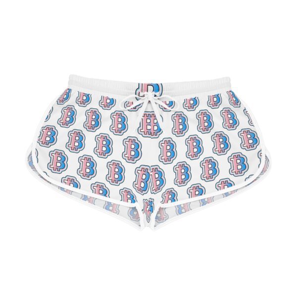 Swaggy Bitcoin Women's Relaxed Shorts - Image 3