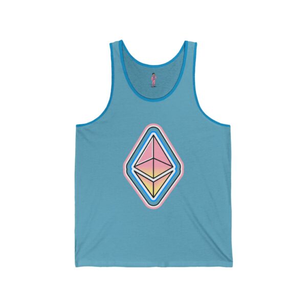 Unisex Jersey Swaggy Ethereum Tank Top - Choose Your Color - Image 13