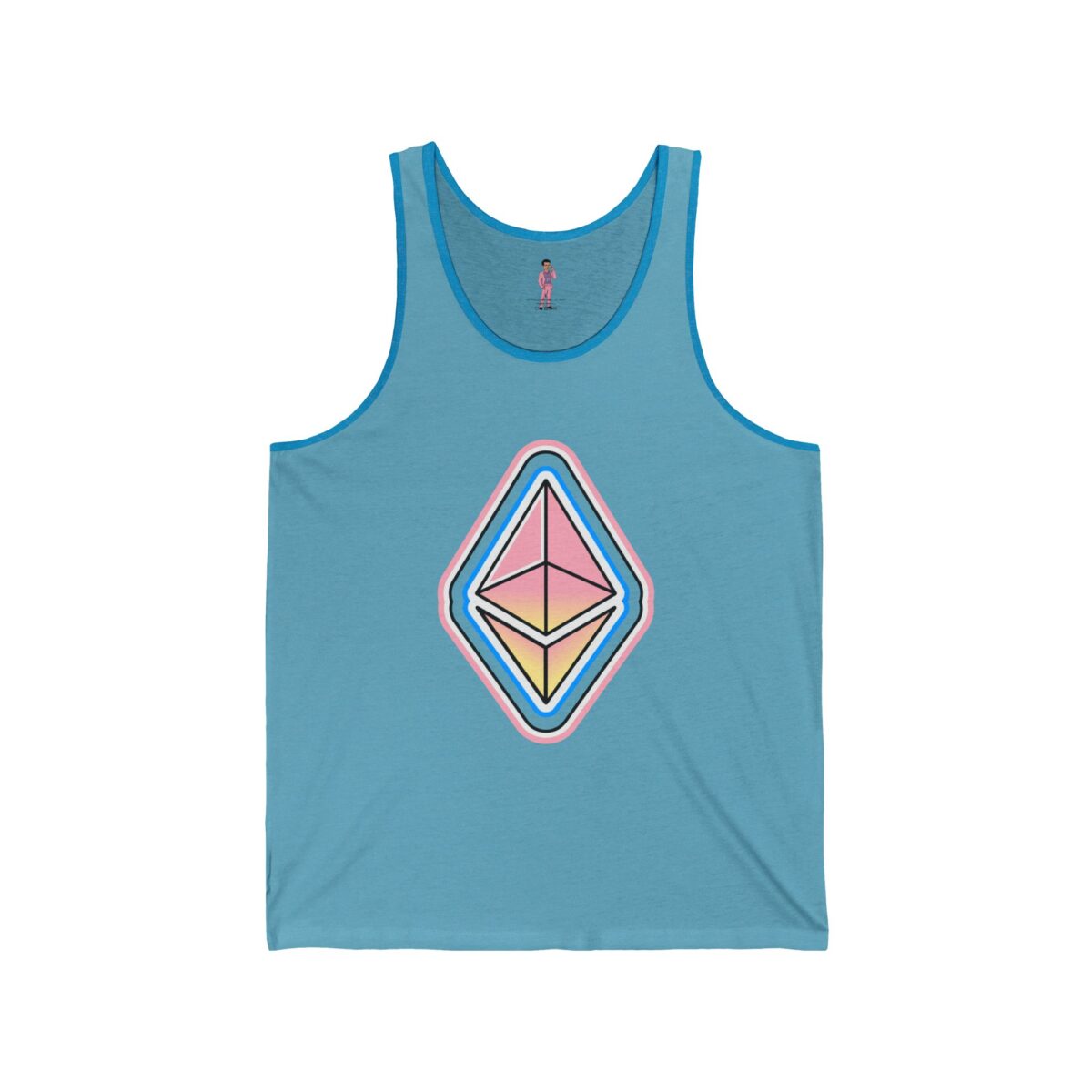 Unisex Jersey Swaggy Ethereum Tank Top - Choose Your Color - Image 13