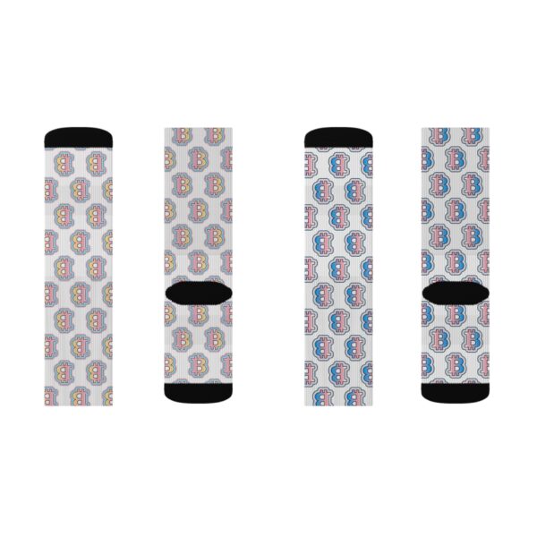 Colorful Swaggy Bitcoin Socks - Image 10