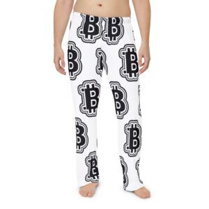 Black & White Swaggy Bitcoin Pajama Pants
