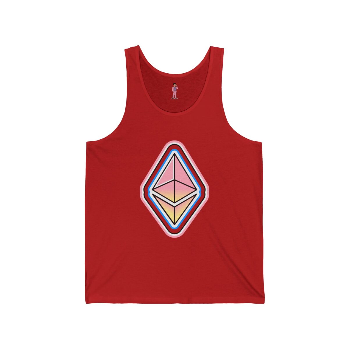 Unisex Jersey Swaggy Ethereum Tank Top - Choose Your Color - Image 21