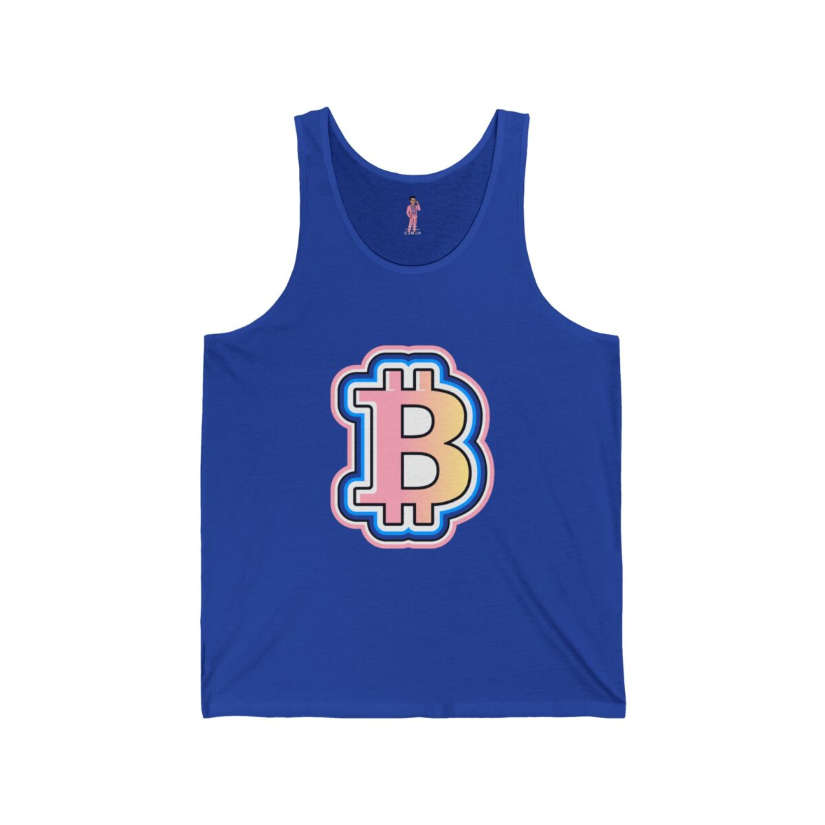 Unisex Jersey Swaggy Bitcoin Tank Top - Choose Your Color - Image 17