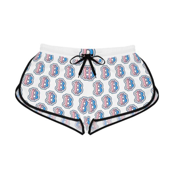 Swaggy Bitcoin Women's Relaxed Shorts - Image 5