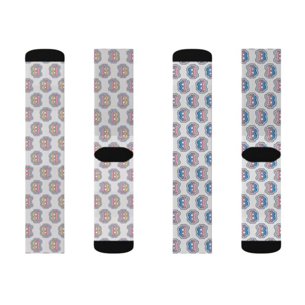 Colorful Swaggy Bitcoin Socks - Image 6