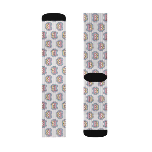 Colorful Swaggy Bitcoin Socks - Image 7