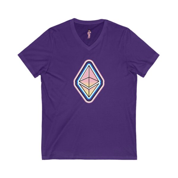 Swaggy Ethereum V-Neck Tee -  Unisex - Choose Favorite Color