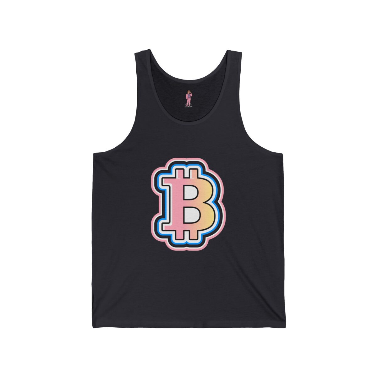 Unisex Jersey Swaggy Bitcoin Tank Top - Choose Your Color - Image 7