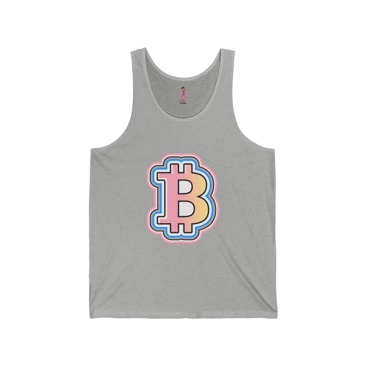Unisex Jersey Swaggy Bitcoin Tank Top - Choose Your Color - Image 15