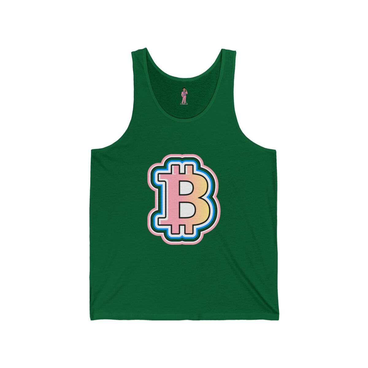 Unisex Jersey Swaggy Bitcoin Tank Top - Choose Your Color - Image 11