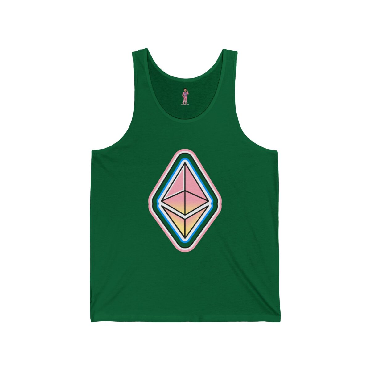 Unisex Jersey Swaggy Ethereum Tank Top - Choose Your Color - Image 11